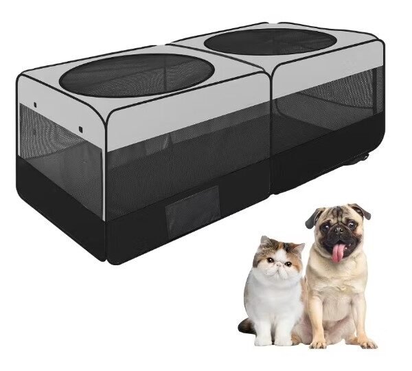 Extra Large Cat Playpen Dual Use for Whelping & Playhouse