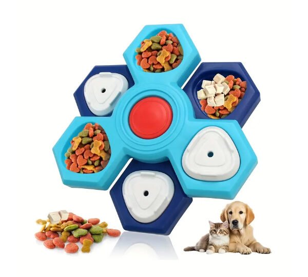 Interactive Dog and Cat Puzzle Feeder Toy