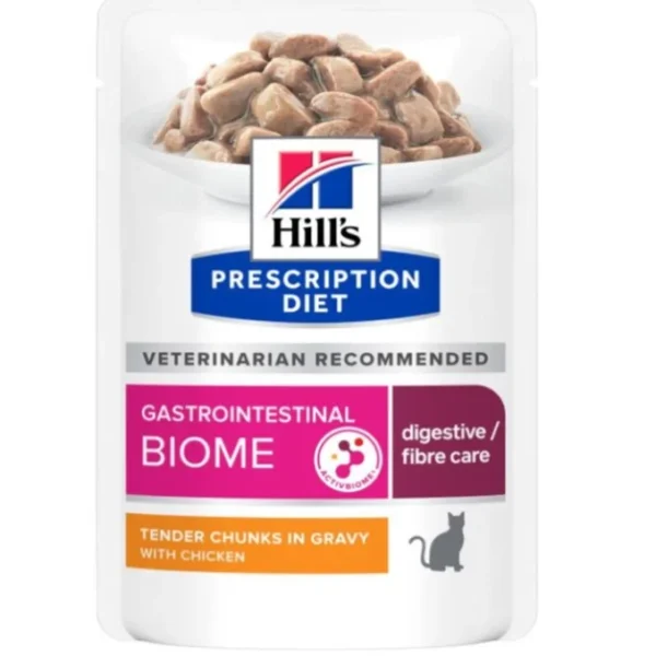 Hills Prescription Diet Gastrointestinal Biome Cat food with Chicken 85 g x 12 Pouch