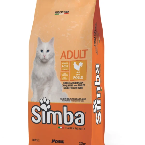 Simba Dry Cat Food With Chicken 20 Kg