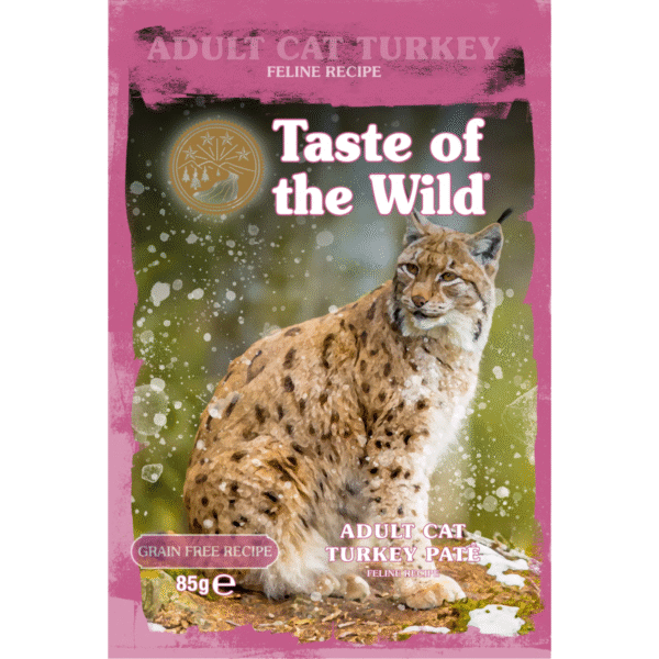 Taste Of The Wild Adult Cat Turkey Pate Wet Cat Food , 85g x 12 Pouch