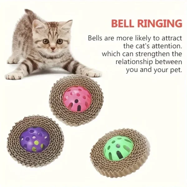 Cat Scratching Ball Toy 3 pcs