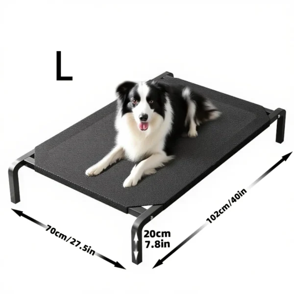 Elevated Dog Bed Large 102x70x20 cm