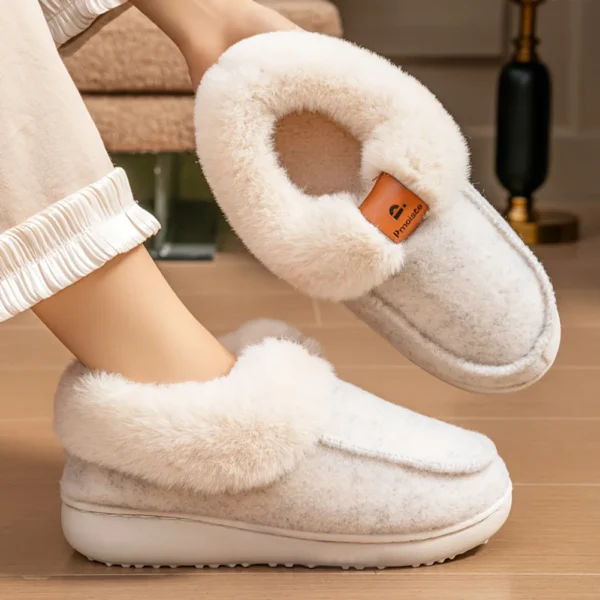 PMOISTE Women'S Winter Plush Slippers