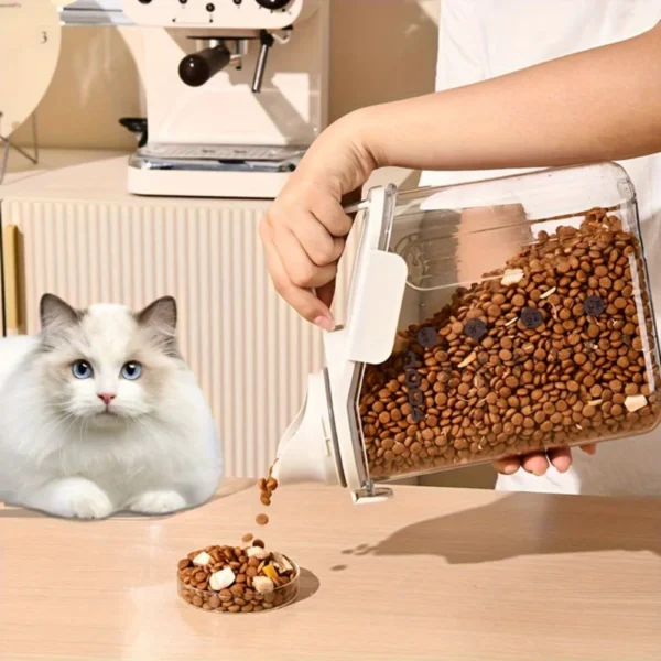 Pet Food Storage Container With Handle 2800 Ml