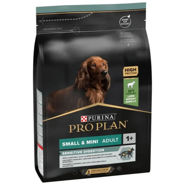 Pro Plan Sensitive Digestion Small and Mini Adult, Dry Dog Food with Lamb 3kg