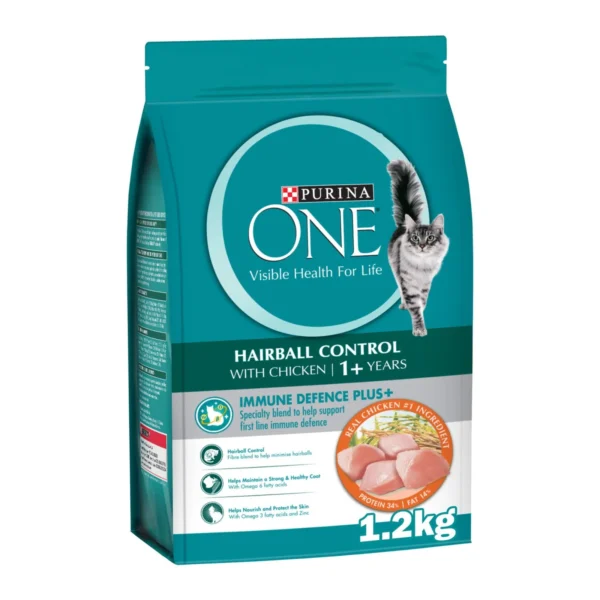 Purina one Hairball Control With Chicken Dry Cat Food 1.2 kg