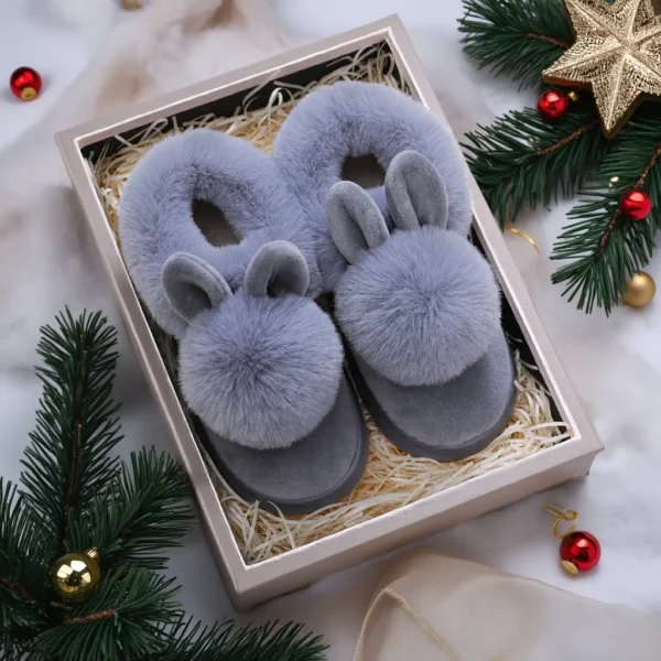 Rabbit-Ear Slippers for Women & Men