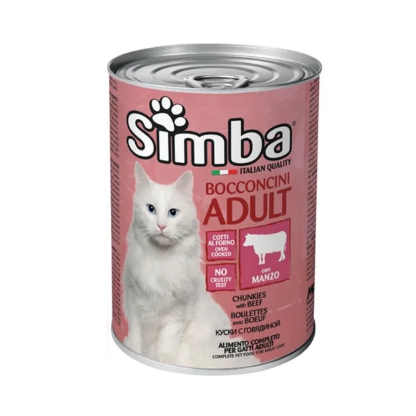Simba Adult Cat Wet Food With Beef 415g