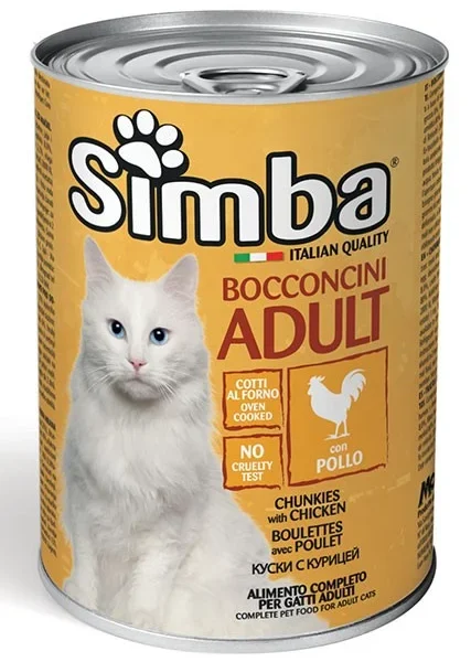 Simba Adult Cat Wet Food With Chicken 415g