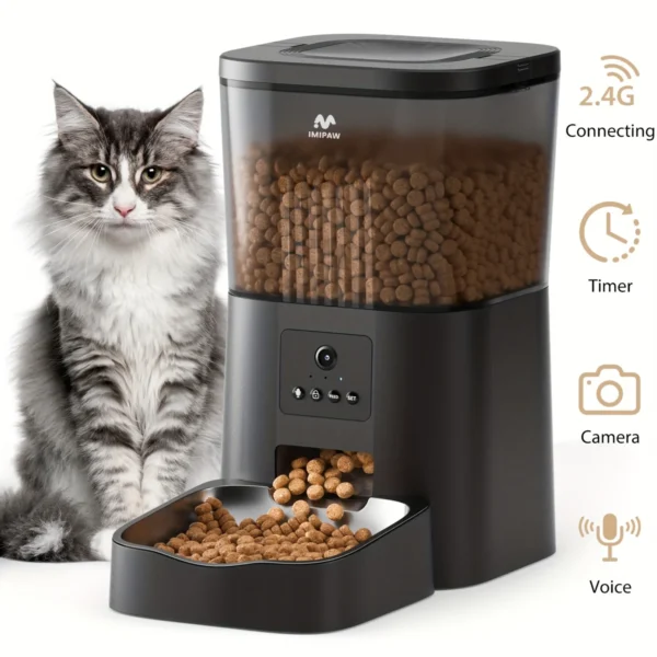 Smart Automatic Cat Feeder with HD Camera 4L