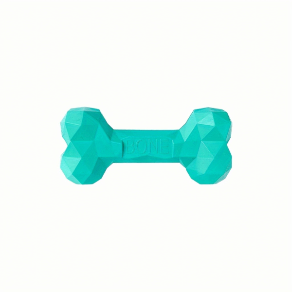 3D Bone Natural Rubber Chew Toy