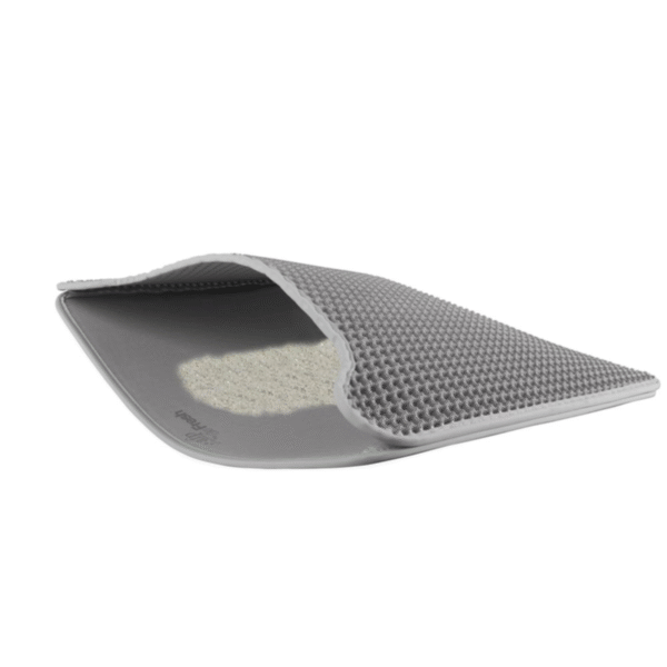 Cat Litter Catching Mat Grey ,43 x 33 x 1.8 cm