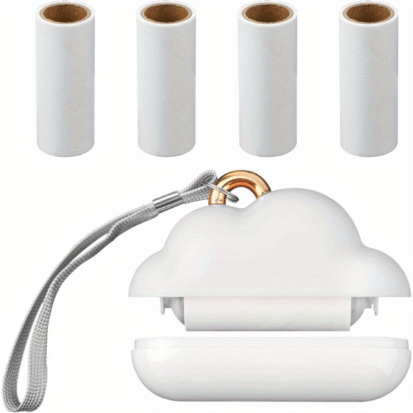 Compact Travel Size Lint Roller with 150 Refillable Papers