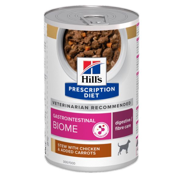 Hills Gastrointestinal Biome Stew for Dogs with Chicken and added Carrots 354g