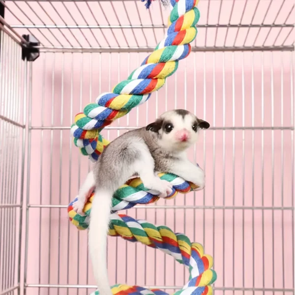 Multi Color Rope Swing for Small Pets