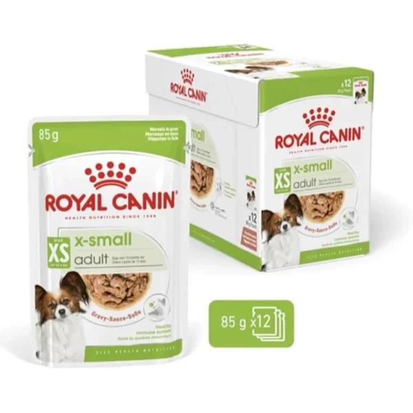Royal Canin Xsmall Adult Dog Wet Food 85g X 12 Pouches