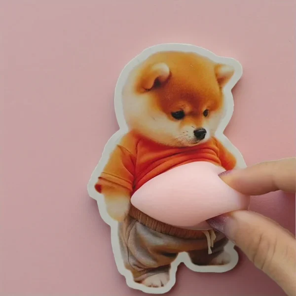 3D Dimensional Sticker Cute Puppy Design