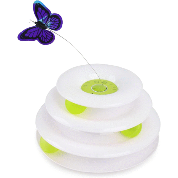 Cat Toy Interactive Tower Of Butterfly