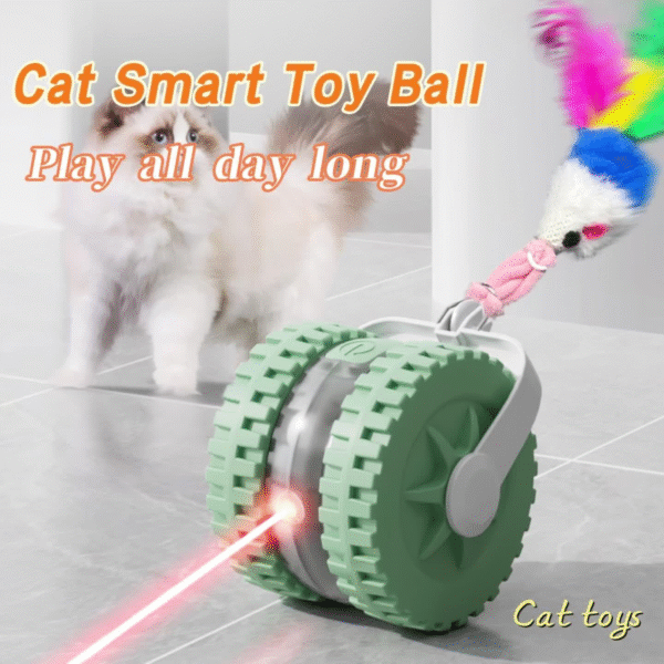 Interactive Laser Cat Toy With Automatic Motion