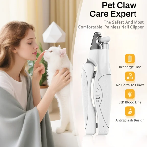 Lino Cat Nail Clippers with LED Bloodline