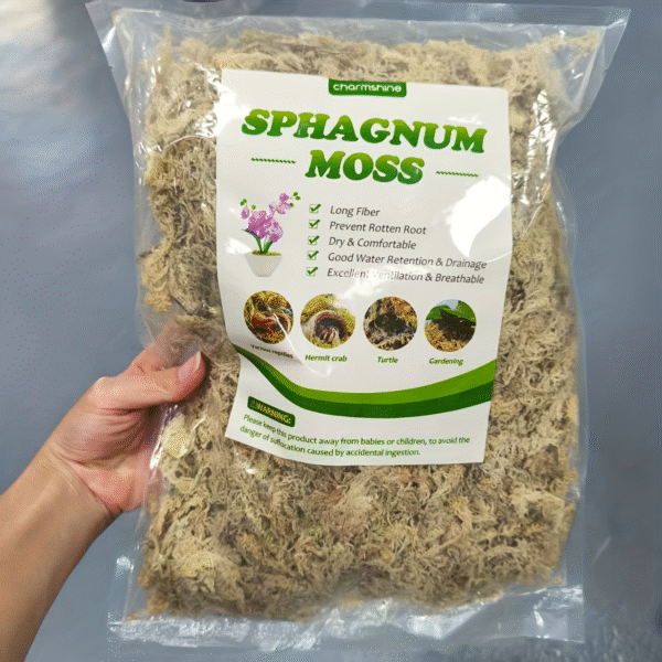 Natural Live Sphagnum Moss for Reptile Terrariums, Aquariums 50gm